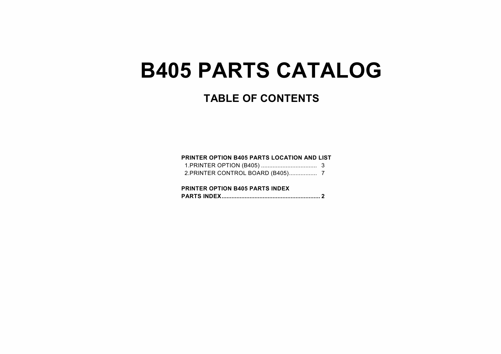 RICOH Options B405 Parts Catalog PDF download-6